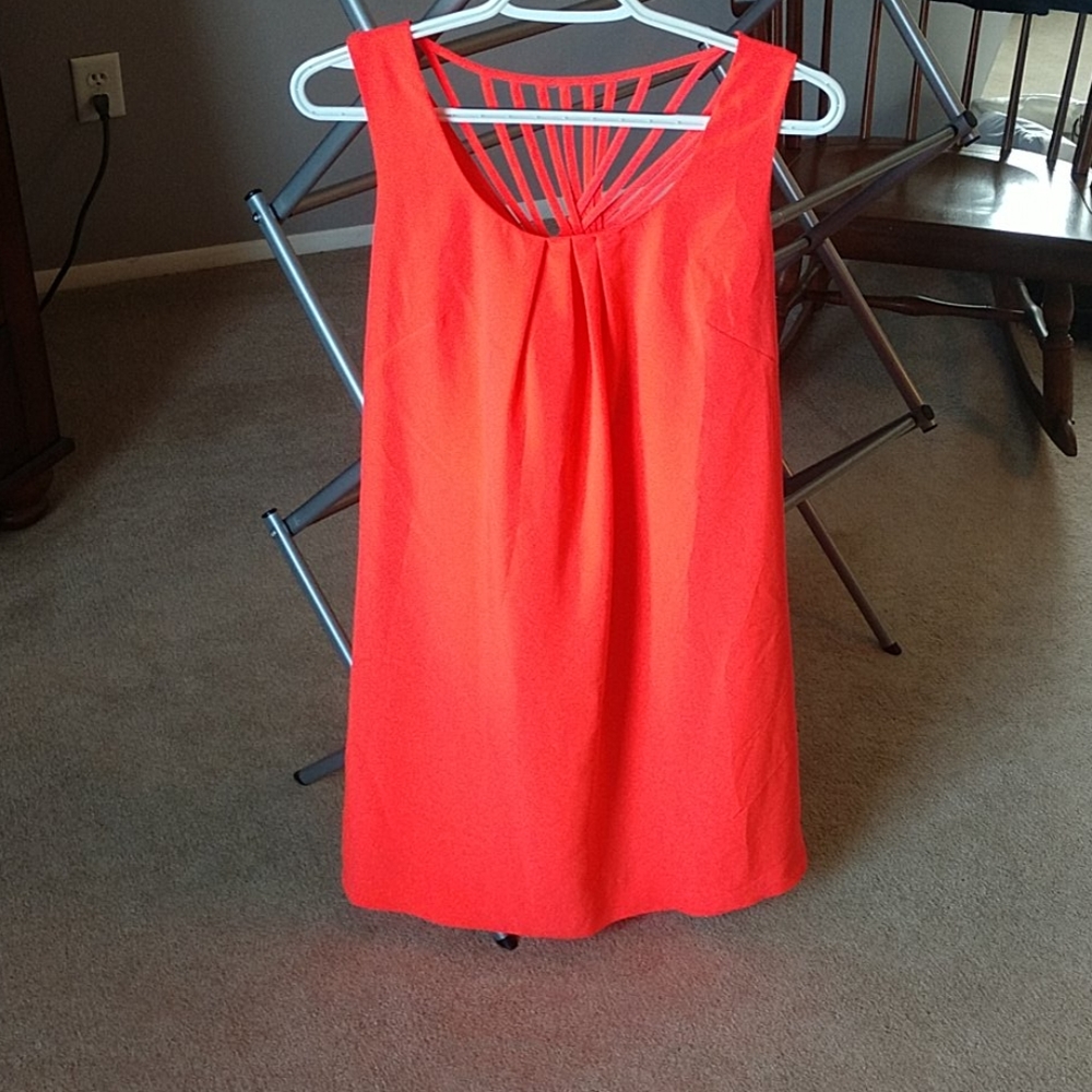 Neon pink dress